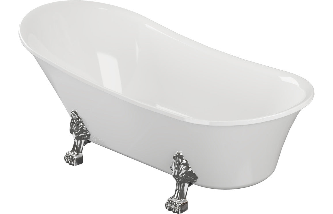 CelestialSoak Freestanding 1620x700x770mm 0TH Bath w/Feet