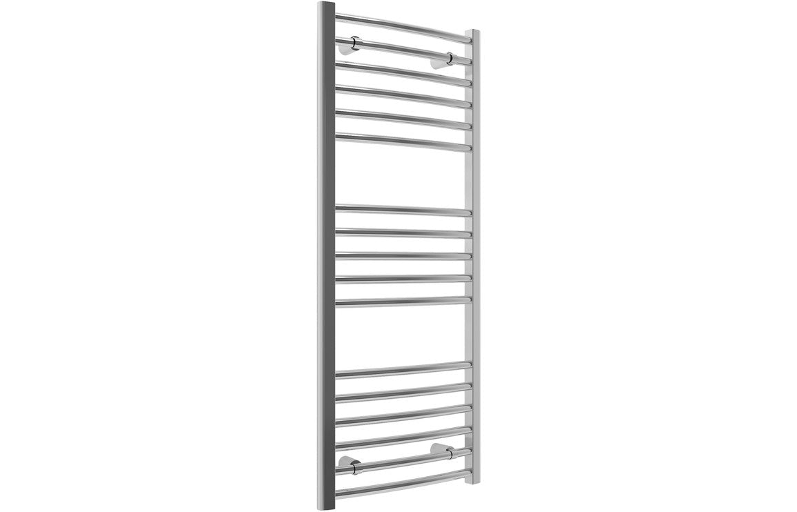 LuxeWarmth Curved 30mm Ladder Radiator (600x1200x30mm) - Chrome