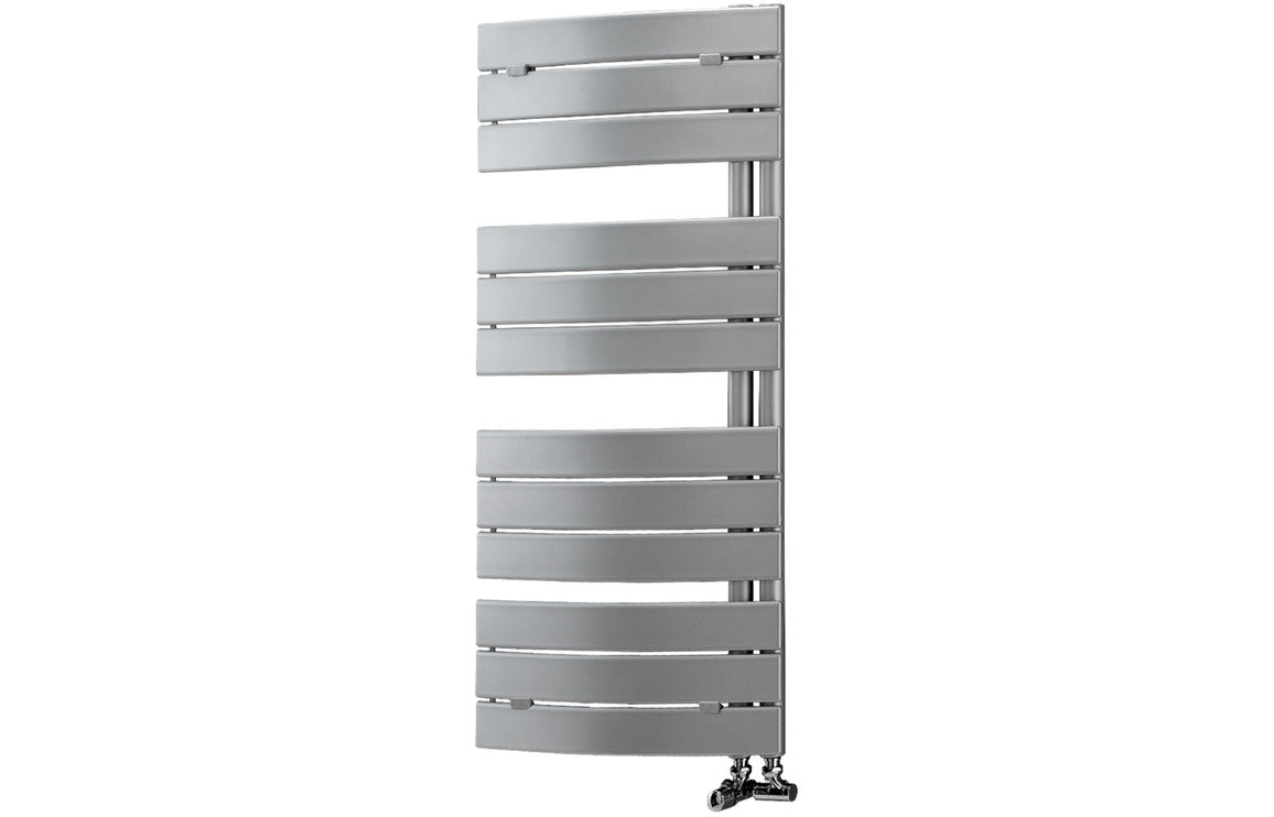 SereneHeat Curved Panel Ladder Radiator (550x1080x49mm) - Chrome