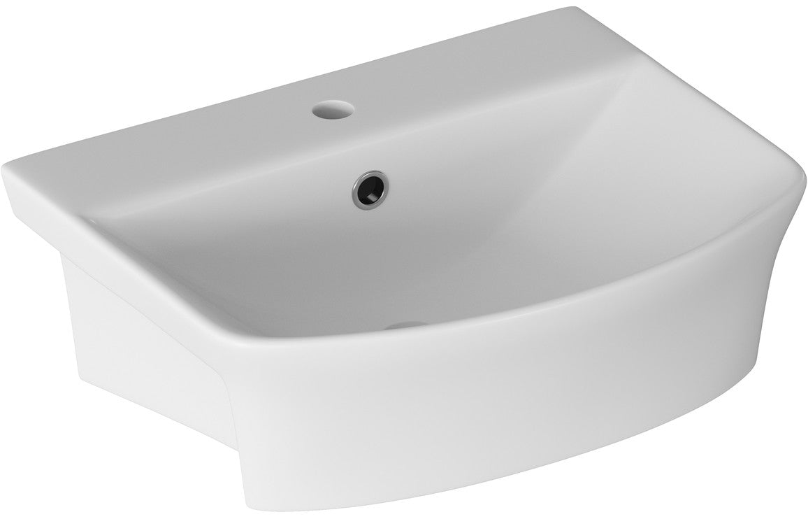 EternaWash 500x400mm 1TH Semi Recessed Basin