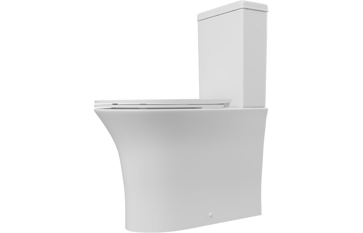 EternaWash Rimless Close Coupled Fully Shrouded WC & Soft Close Seat