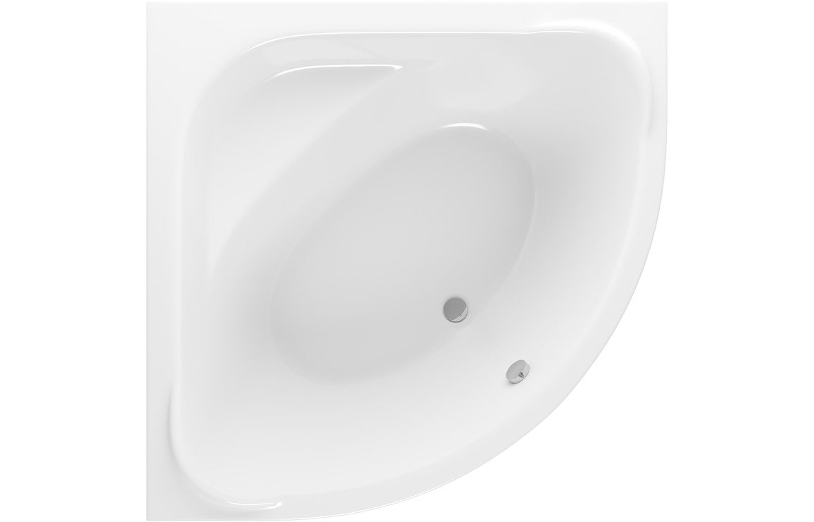 ImperialFlow Standard 1350x1350x620mm 0TH Corner Bath w/Legs