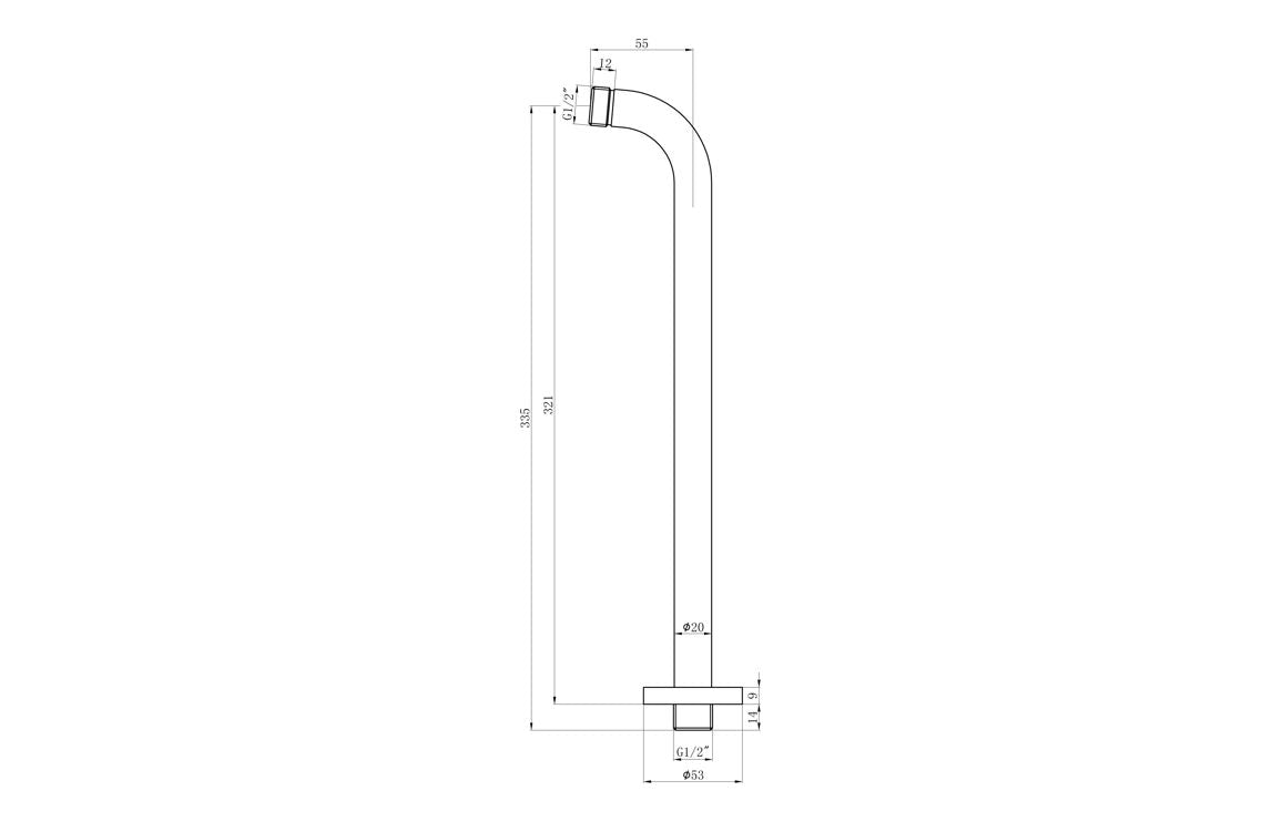 AquaPulse Shower Pack Two - Two Outlet Twin Shower Valve w/Handset & Brass Overhead - Chrome