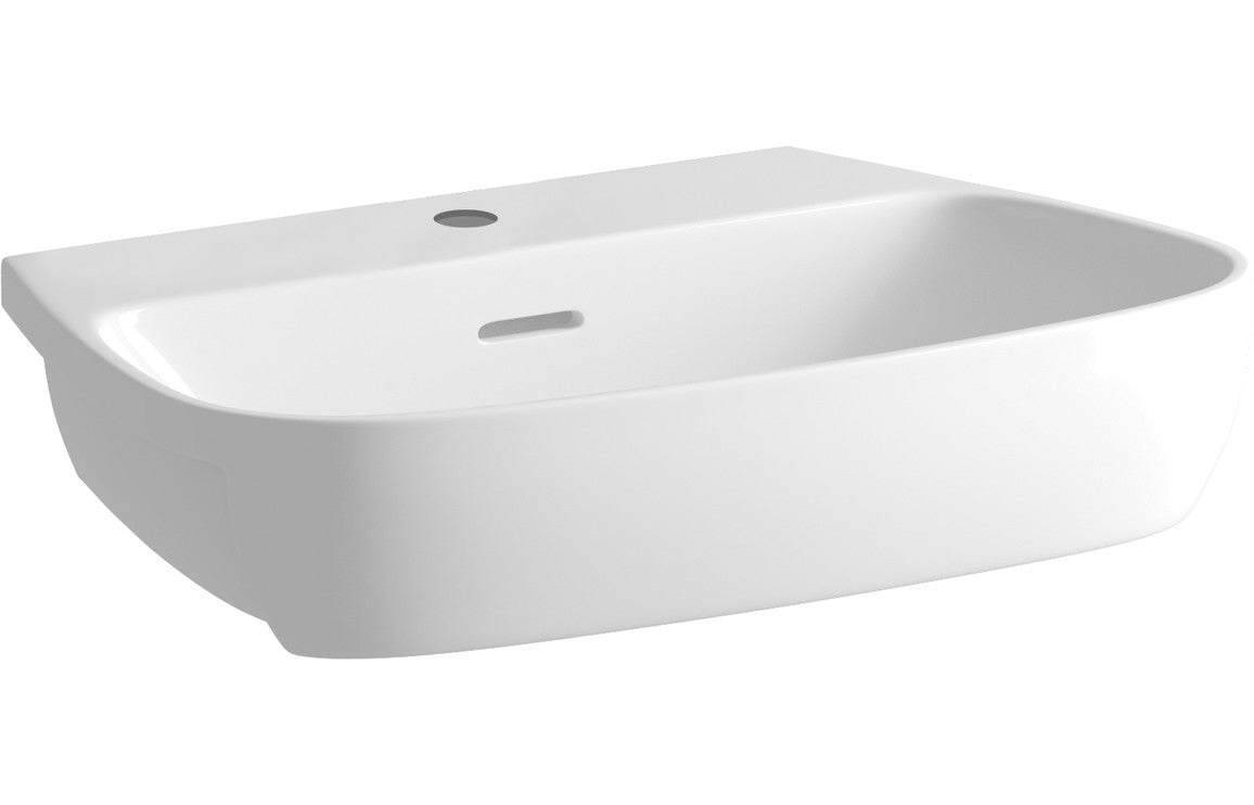 BlissSink 495x415mm 1TH Semi Recessed Basin