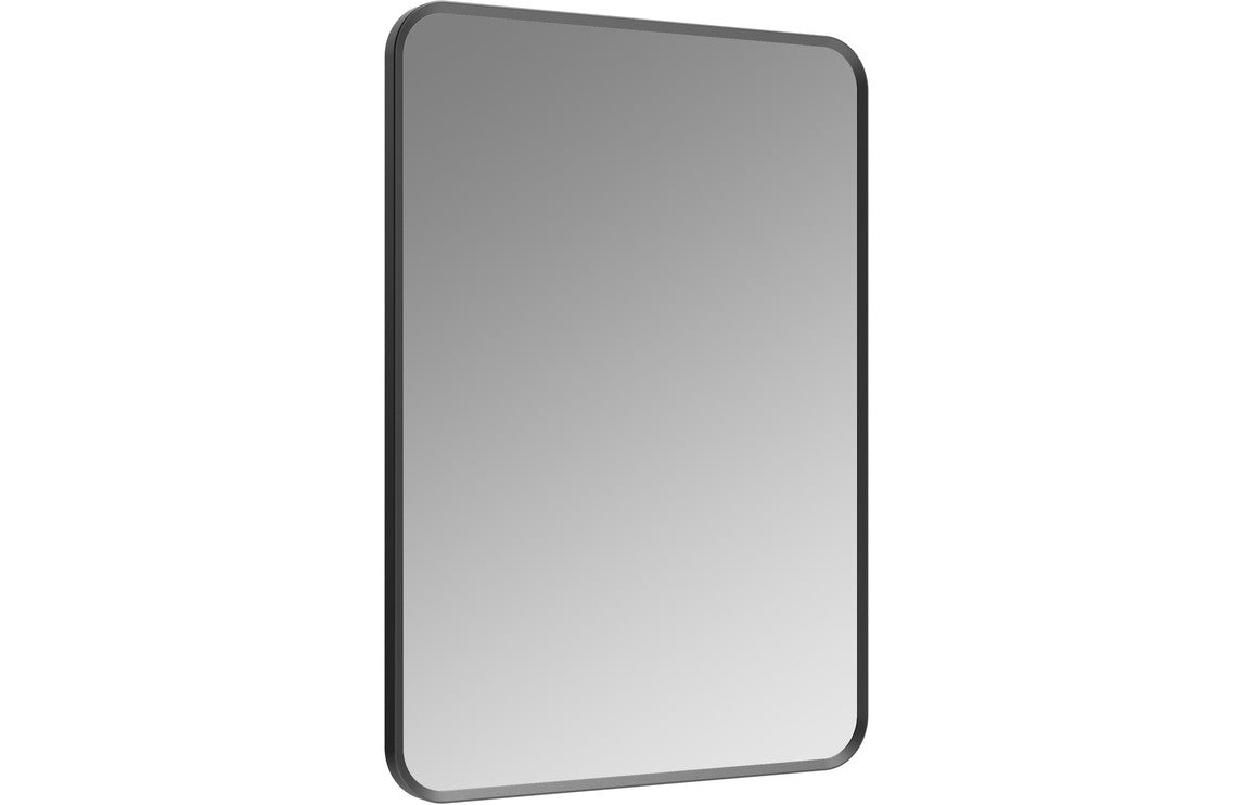 PureVision 600x800mm Rectangle Mirror - Matt Black