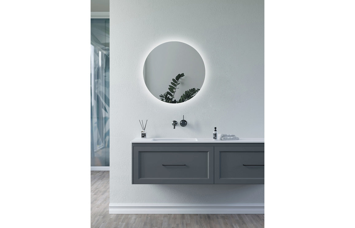 ClarityLine 800mm Round Back-Lit LED Mirror