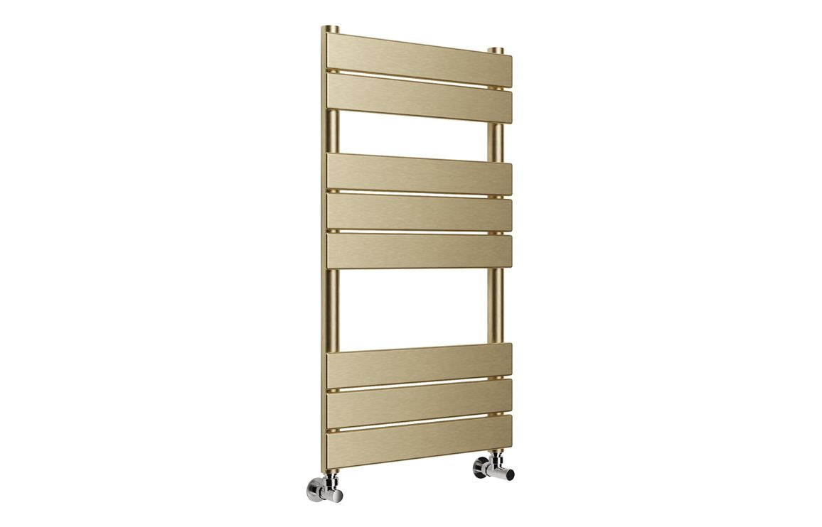 BlissHeat Square Ladder Radiator (500x840mm) - Brushed Brass