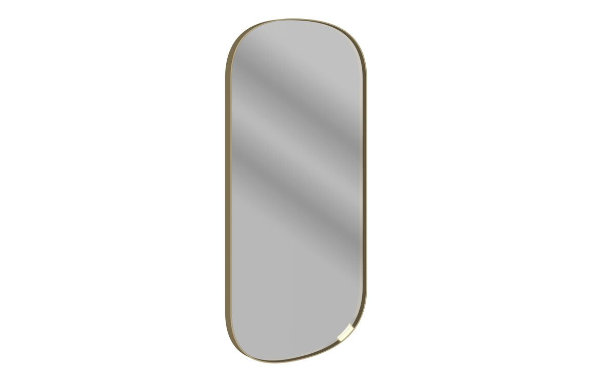 PureVision 800x400mm Oblong Mirror - Brushed Bronze
