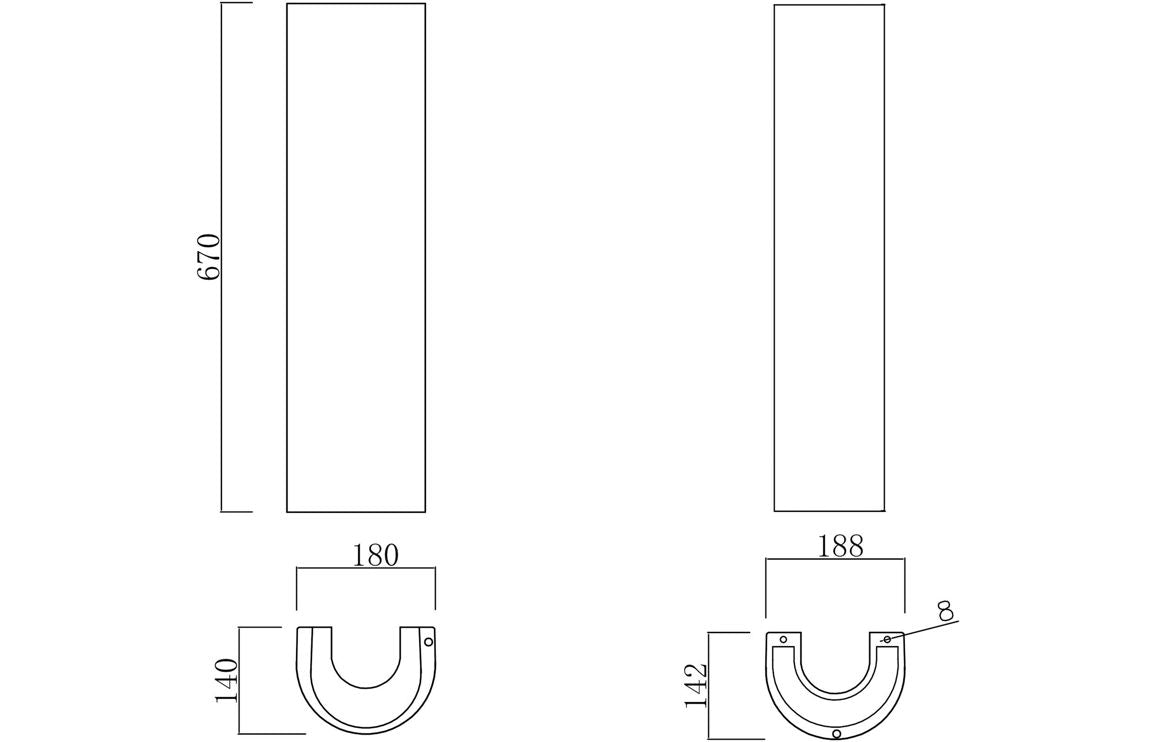 PrismFlow 500x390mm 1TH Basin & Full Pedestal