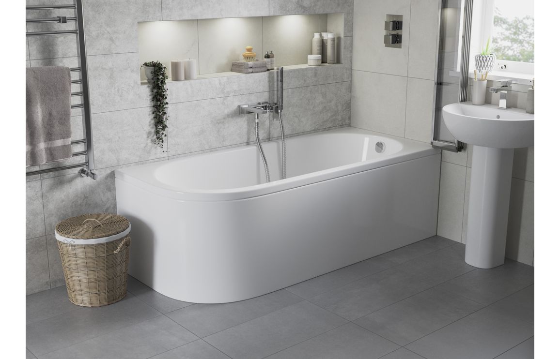 SilkenWash 450x400mm 1TH Basin & Semi Pedestal