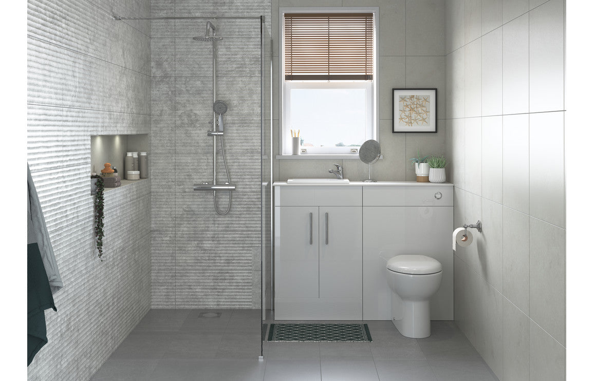 SilkenWash 550x400mm 1TH Basin & Full Pedestal