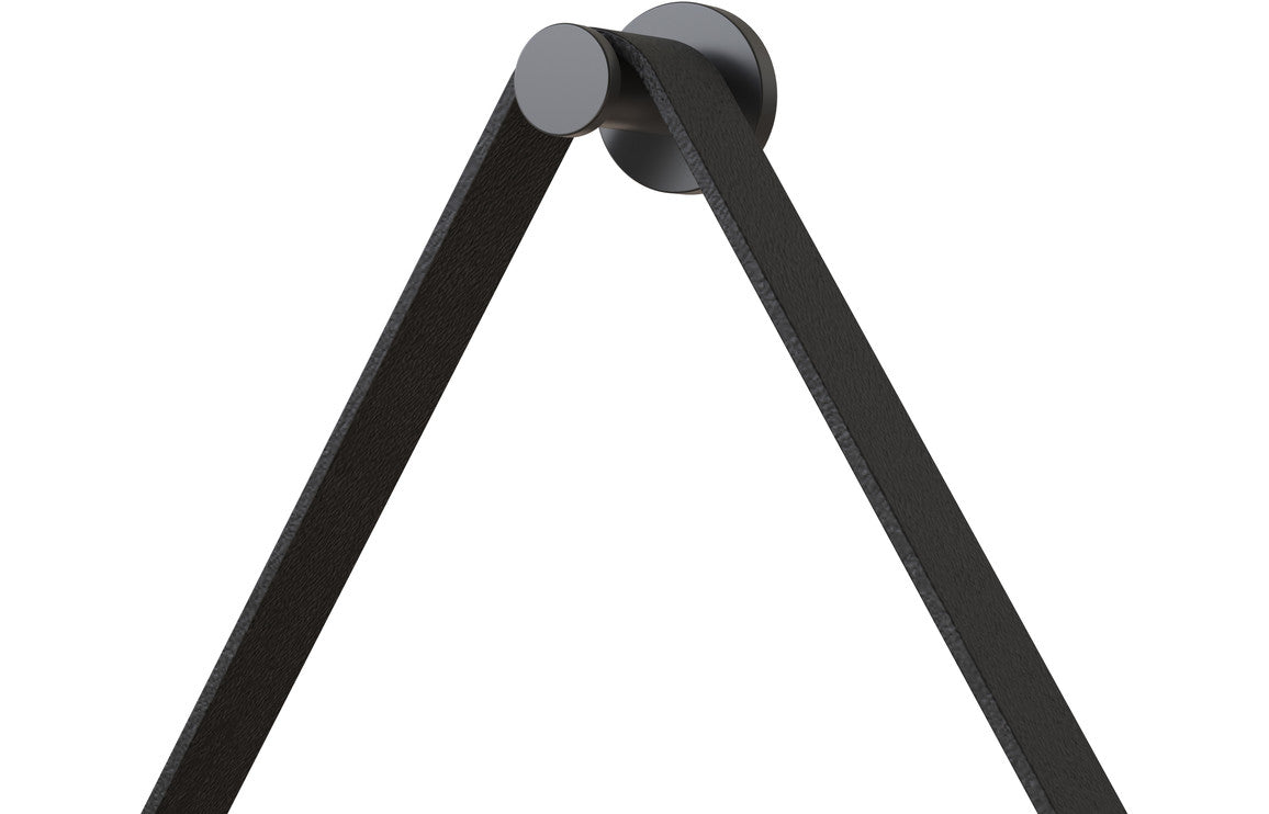 TranquilShine 600mm Round Mirror - Matt Black