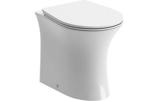 EternaWash Rimless Back To Wall WC & Soft Close Seat