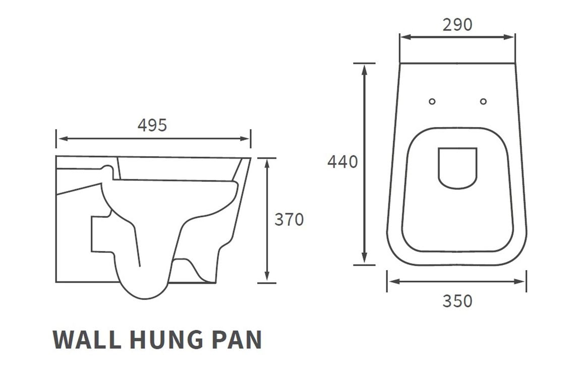 AquaElegance Wall Hung WC & Soft Close Seat