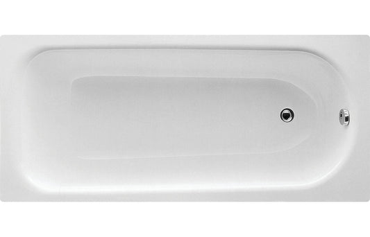 HarmonyTub Steel Single End 1500x700x500mm 2TH Bath w/Legs