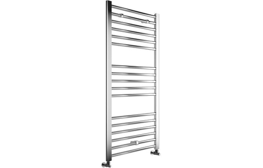 LuxeWarmth Straight 30mm Ladder Radiator (600x1200x30mm) - Chrome