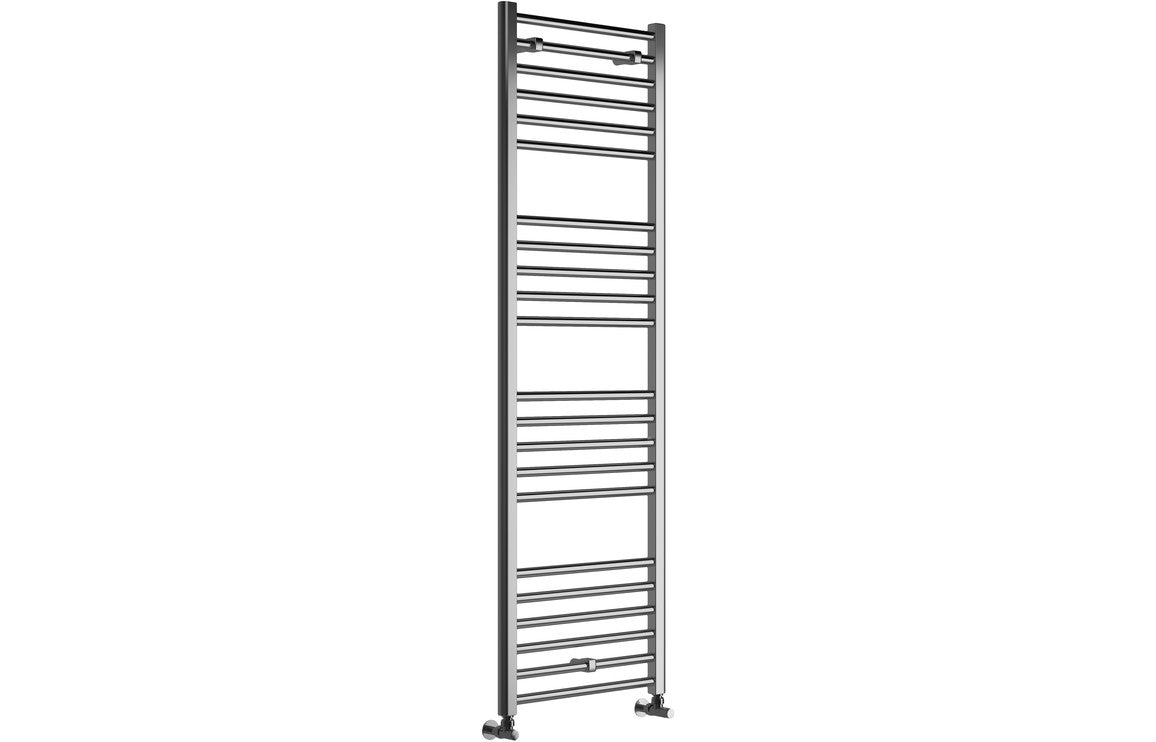 LuxeWarmth Straight 30mm Ladder Radiator (600x1600x30mm) - Chrome