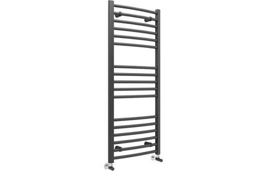 LuxeWarmth Curved 30mm Ladder Radiator (500x1200x30mm) - Anthracite
