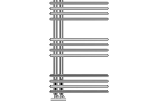 TranquilHeat Round Ladder Radiator (500x800x50mm) - Chrome