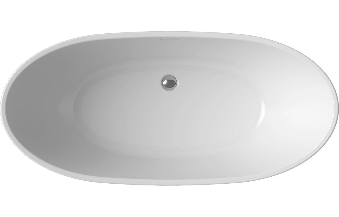 AuraLuxe Freestanding 1700x780x690mm Bath - White