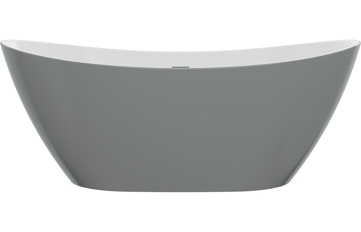 AuraLuxe Freestanding 1700x780x690mm Bath - Grey