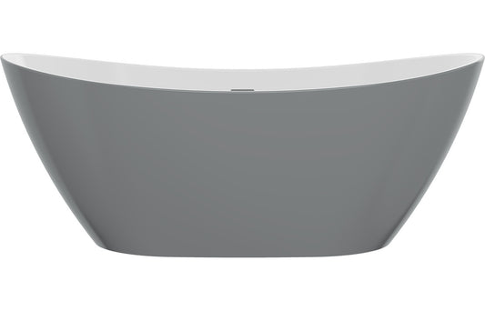 AuraLuxe Freestanding 1700x780x690mm Bath - Grey