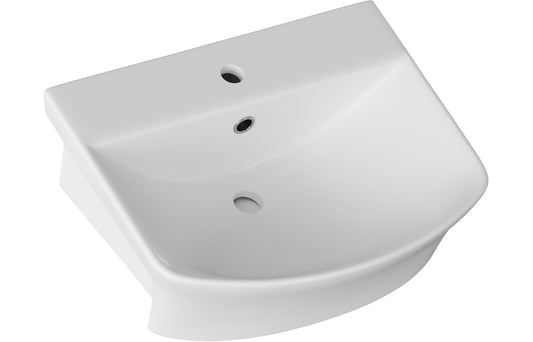 EternaWash 500x400mm 1TH Semi Recessed Basin