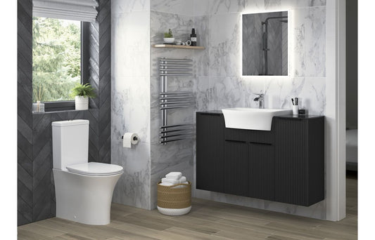 EternaWash Rimless Wall Hung WC & Soft Close Seat