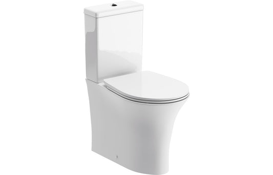 EternaWash Rimless Close Coupled Fully Shrouded WC & Soft Close Seat