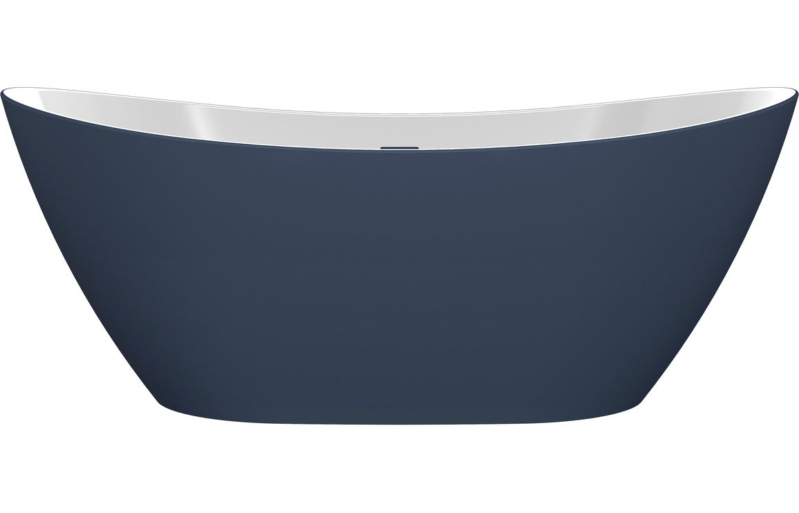 AuraLuxe Freestanding 1700x780x690mm Bath - Matt Blue