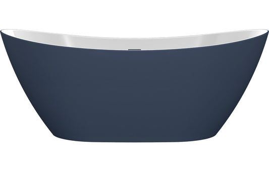 AuraLuxe Freestanding 1700x780x690mm Bath - Matt Blue