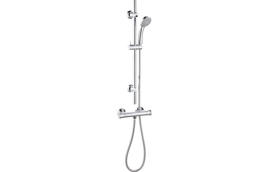 SilkenStream Thermostatic Bar Mixer Shower - Chrome