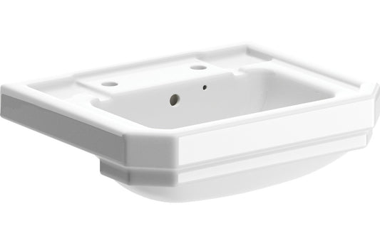TranquilFlow 495x445mm 2TH Semi Recessed Basin