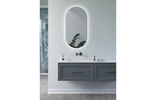 ClarityLine 400mm Oblong Back-Lit LED Mirror