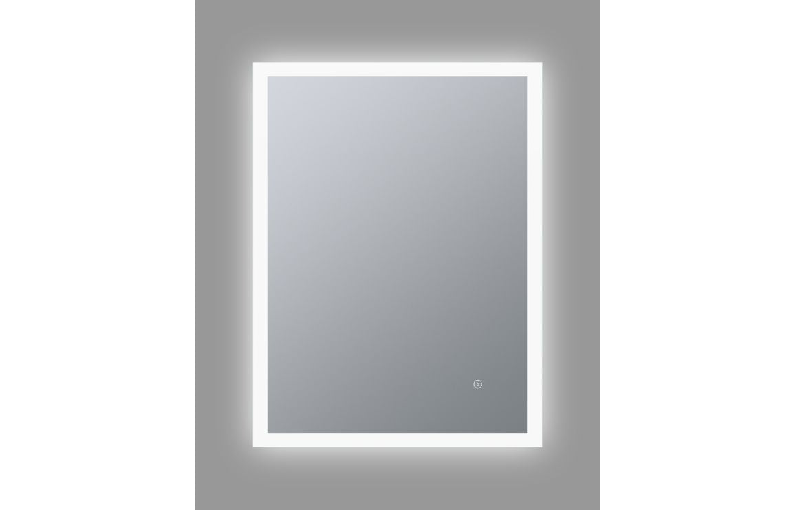LuminousFrame 600x800mm Rectangle Edge-Lit LED Mirror