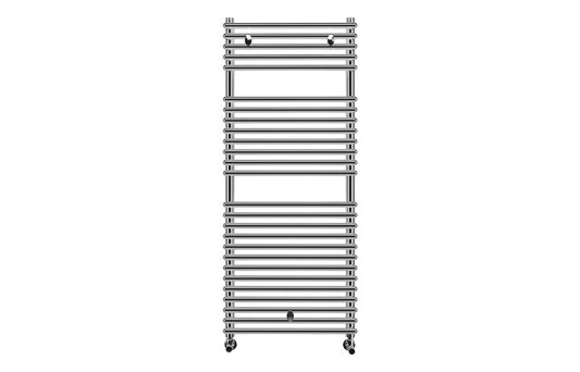 EternaWarm Round Ladder Radiator (500x1190mm) - Chrome
