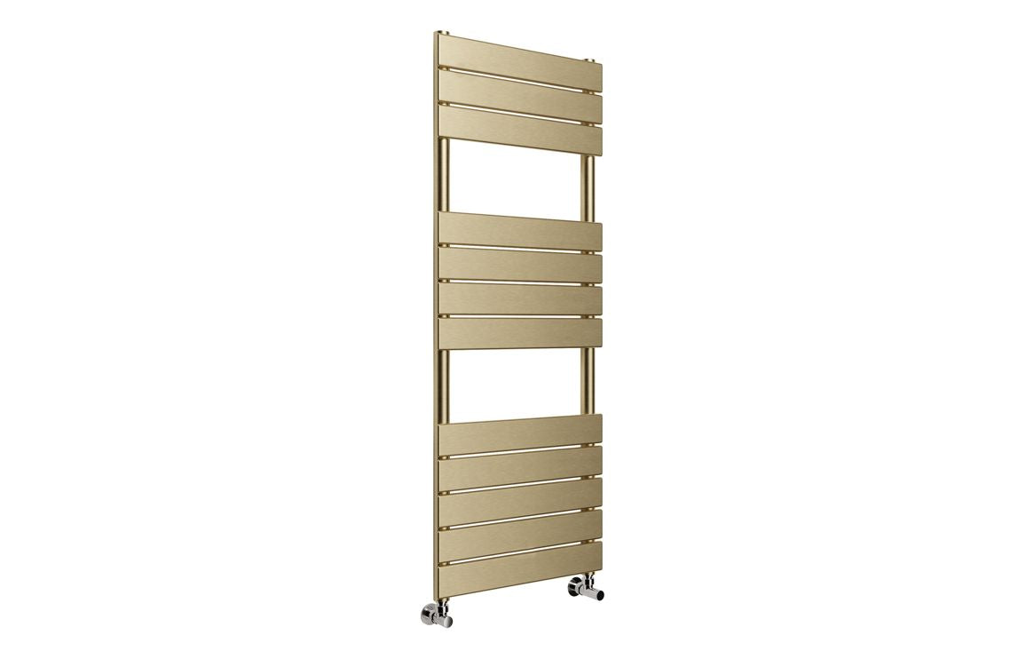 BlissHeat Square Ladder Radiator (500x1200mm) - Brushed Brass