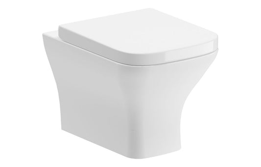 LustraBowl Rimless Comfort Height Back To Wall WC & Wrapover Soft Close Seat