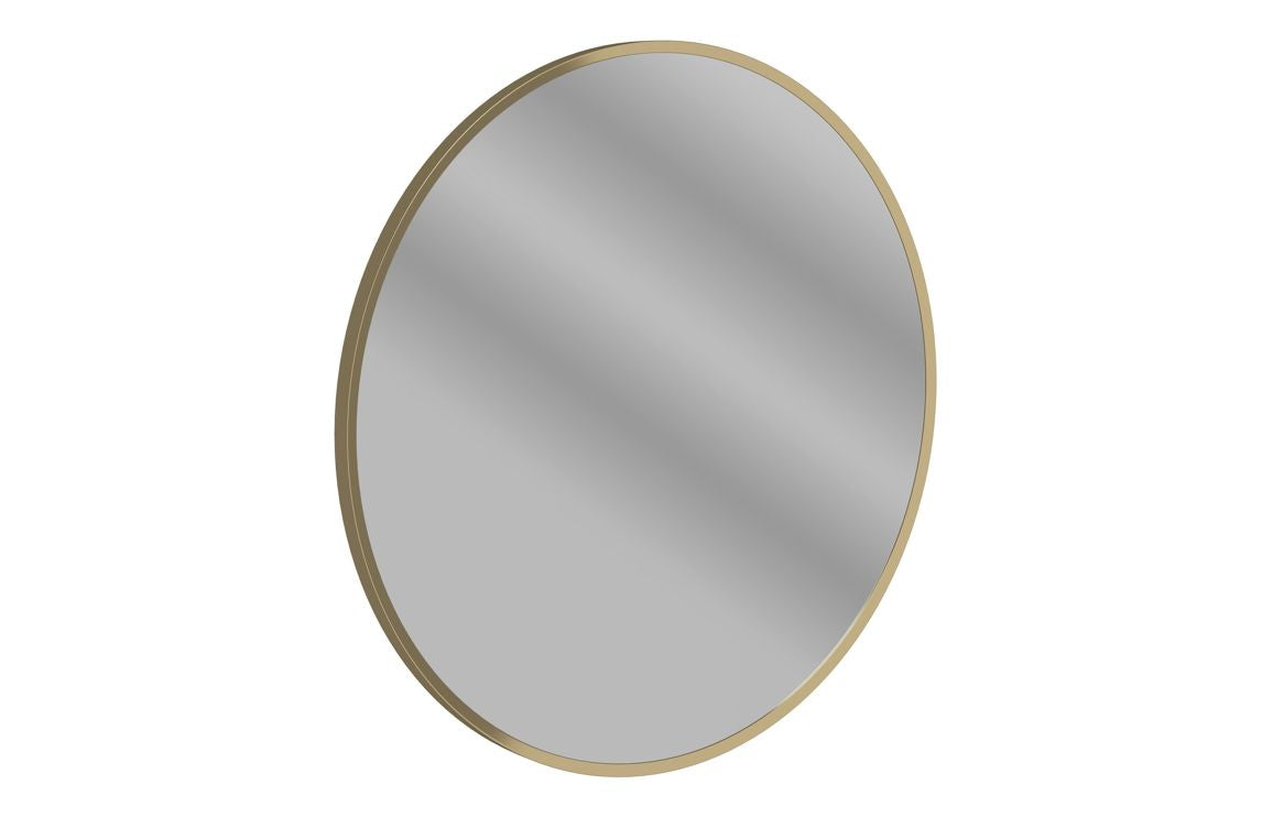 PureVision 500mm Round Mirror - Brushed Bronze