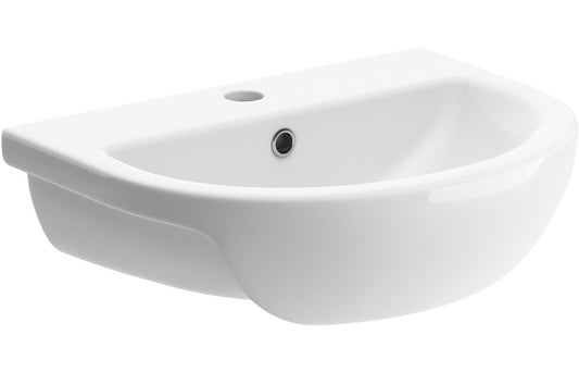 SilkenWash 500x390mm 1TH Semi Recessed Basin
