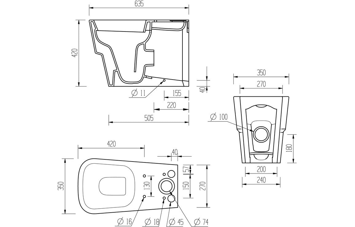 AquaElegance Close Coupled WC & Soft Close Seat