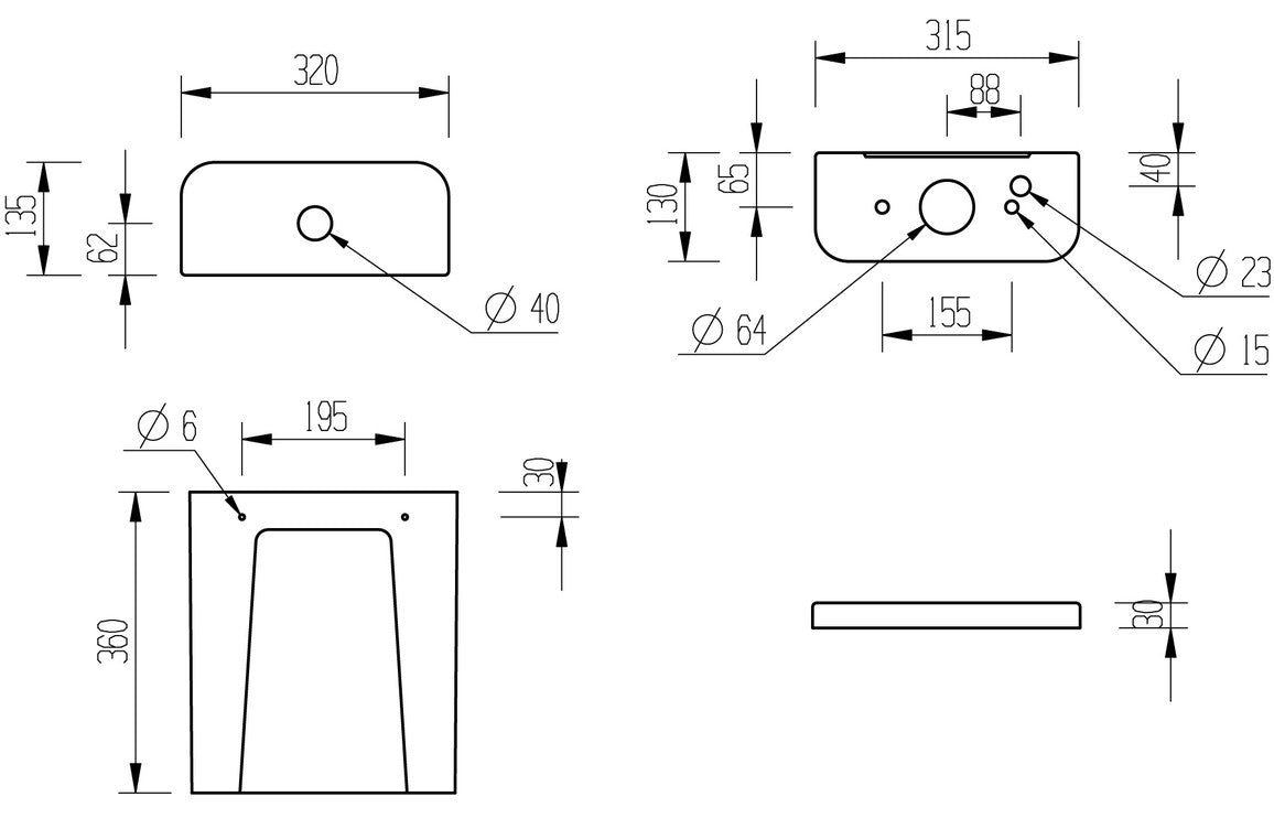 EternaWash Rimless Close Coupled Open Back WC & Soft Close Seat